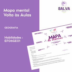 Mapeamento de Interesses - Mapa mental! Volta às aulas.