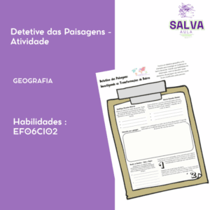 Detetive das Paisagens - Atividade! Volta às aulas!