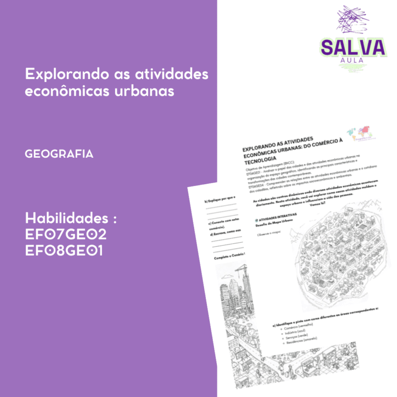 Explorando as atividades econômicas urbanas!