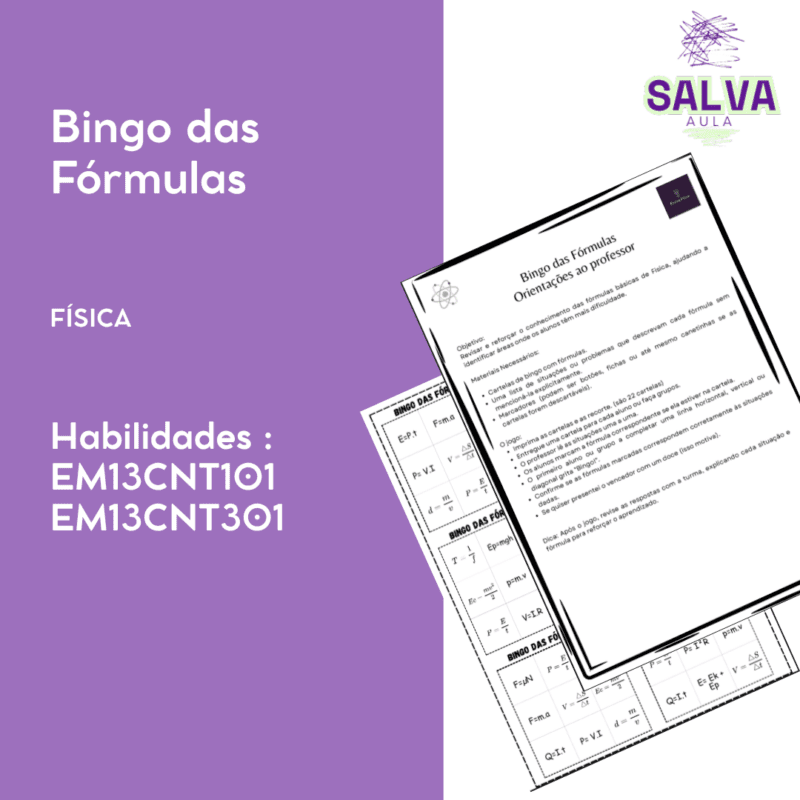 Bingo das Fórmulas