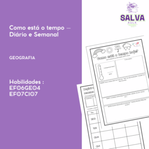 Como está o tempo? - Diário e Semanal! TOP atividades