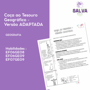 Caça ao Tesouro Geográfico - Versão ADAPTADA