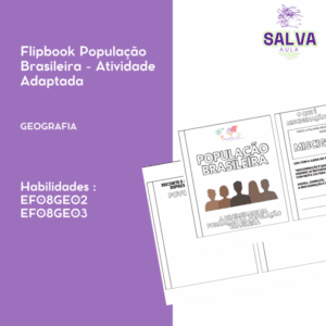 Flipbook População Brasileira - Atividade Adaptada