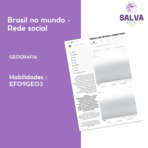 Brasil no mundo - Rede social - Atividade!