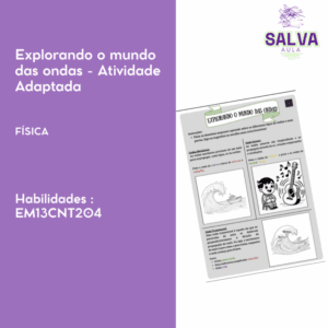 Explorando o mundo das ondas - Atividade adaptada