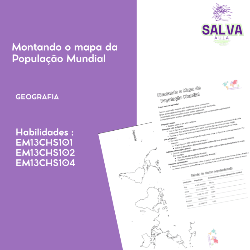 Montando o mapa da População Mundial
