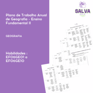Planos de Trabalho Anual Geografia - Ensino Fundamental 2 - 6º, 7º, 8º e 9º ano!