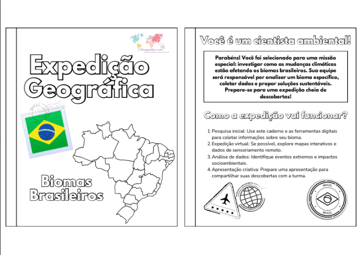 Expedição Geográfica – Biomas Brasileiros: Investigando os Impactos das Mudanças Climáticas | Aprendizagem Baseada em Investigação com Gamificação | Geografia | 6º ano ao Ensino Médio - Imagem 2