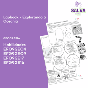 Lapbook da Oceania: Povos, Paisagens e Curiosidades