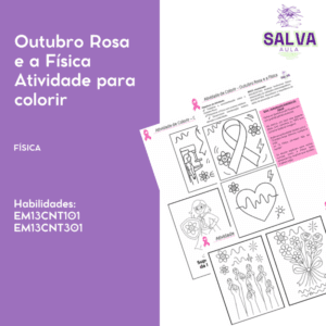 Outubro Rosa - Atividade de Colorir