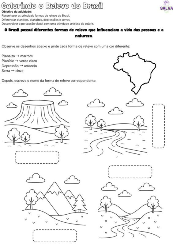 Colorindo o Relevo do Brasil - Imagem 2