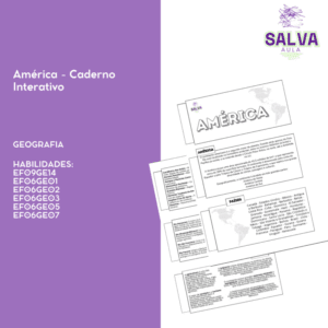 América - Continente Americano - Caderno Interativo