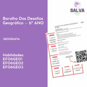Baralho dos Desafios Geográficos – 6º Ano