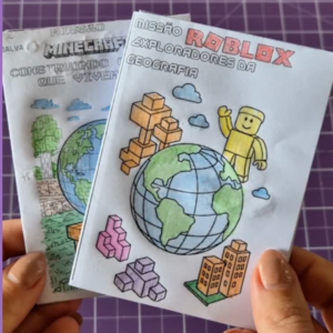 Revisão temática - Mini Livrinhos Minecraft + Roblox