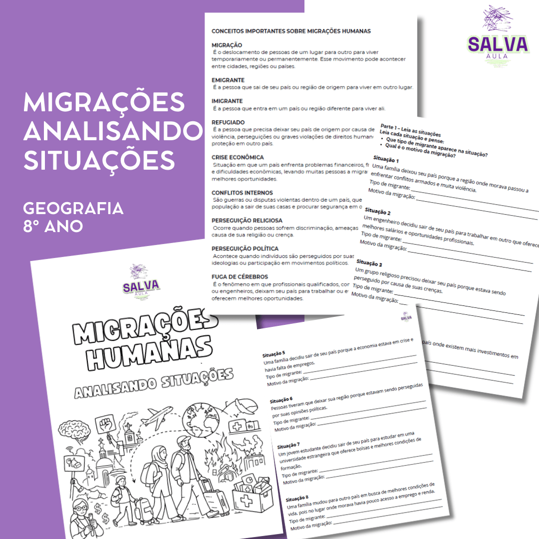 Migrações Humanas - Analisando situações
