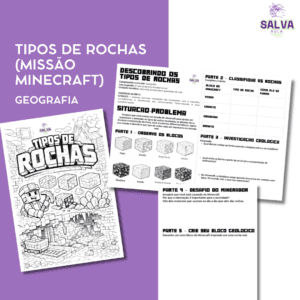 Tipos de Rochas (Missão Minecraft)