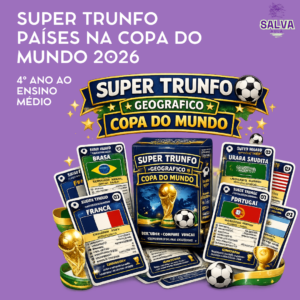 Atividades de Geografia para Copa do Mundo – Super Trunfo Geográfico – 2026
