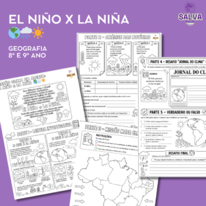 Atividade de Geografia 8º e 9º ano — El Niño x La Niña