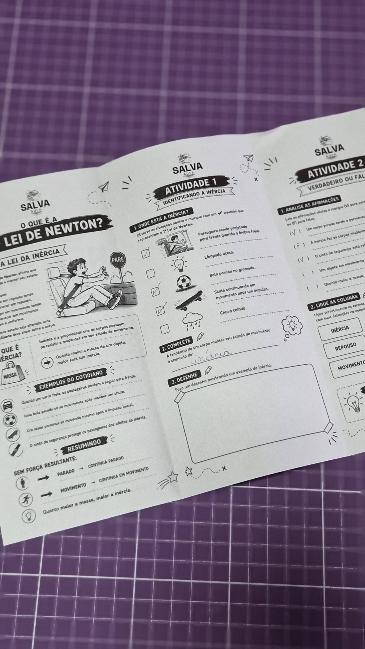 Kit de Folders: Leis de Newton - Imagem 2