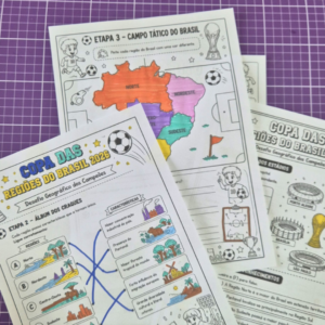 Copa das Regiões do Brasil 2026 - Atividade de Geografia 7º ano