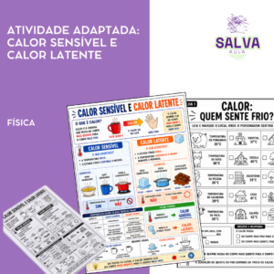 ATIVIDADE ADAPTADA DE FÍSICA – CALOR SENSÍVEL E CALOR LATENTE