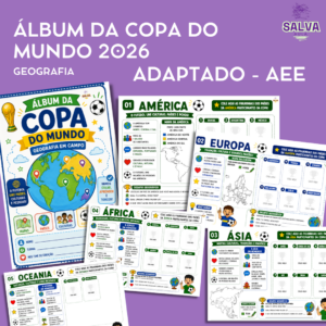 ÁLBUM DA COPA DE GEOGRAFIA – VERSÃO ADAPTADA