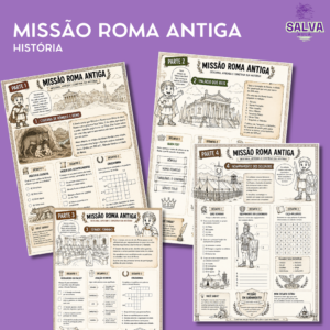 Missão Roma Antiga: Folheto Dobrável