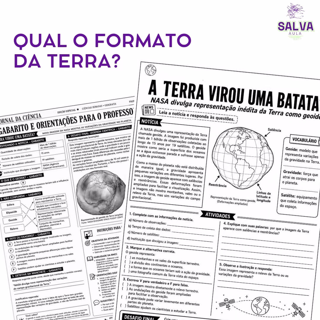 Qual o formato da Terra?