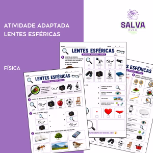 Atividade Adaptada – Lentes Esféricas
