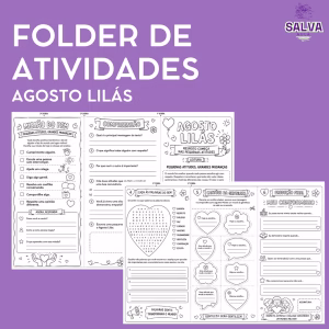 Folder Agosto Lilás (5º ao 9º ano)