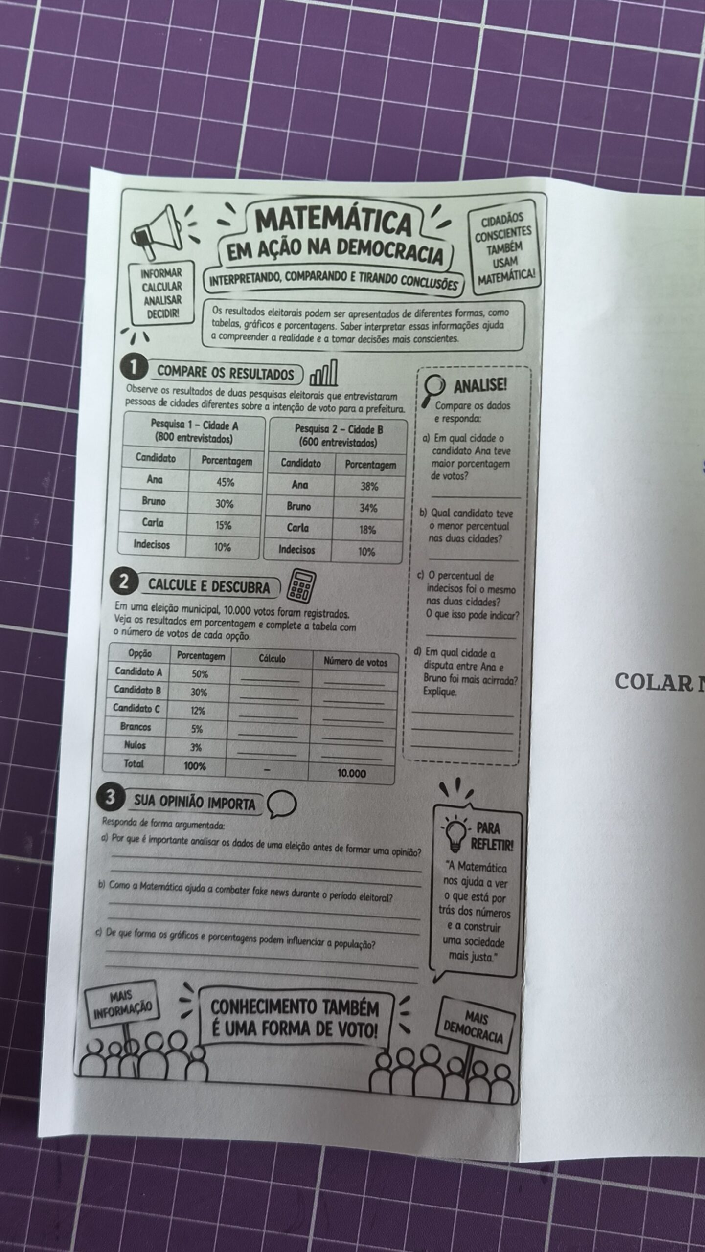 Matemática nas Eleições – Folder Interativo - Imagem 4