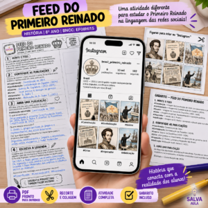 Primeiro Reinado | Feed do Instagram para recortar e colar